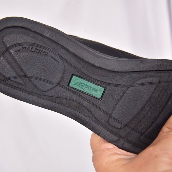 Grasshoppers Stretch Women's Promenade Black Smooth Walking Shoes Size 6M - Picture 6 of 9